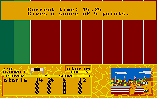 Just Another Silly Sports Sim atari screenshot